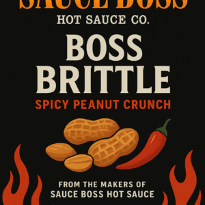 🔥 Boss Brittle – Spicy Peanut Brittle by Sauce Boss Hot Sauce🔥